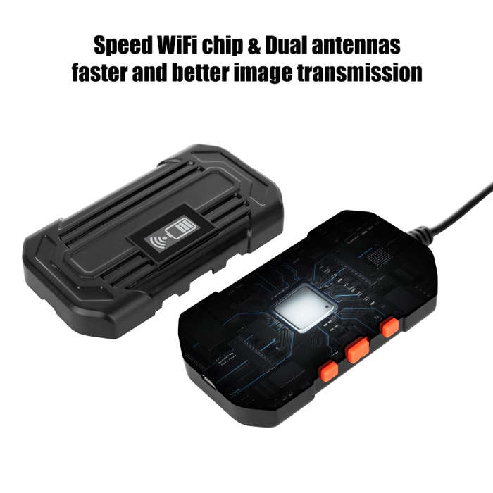 F240 3.9mm HD 1080P IP67 Waterproof WiFi Direct Connection Digital Endoscope, Cable Length:10m(Bl...