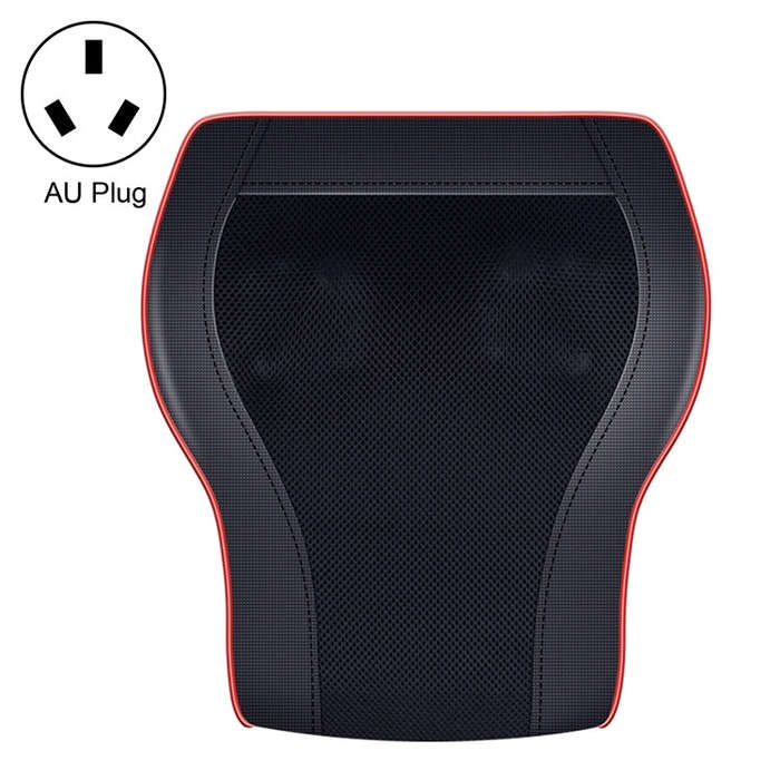 Multifunctional Mini Massage Pillow Neck and Shoulder Cervical Massager, Plug Type:AU Plug(Black)