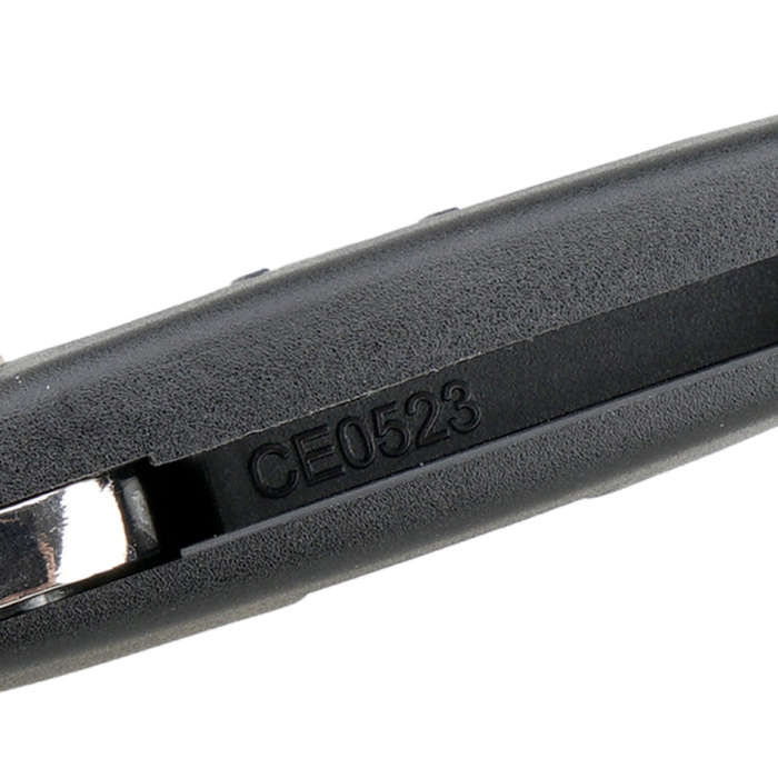 Car 3-button Folding Key Shell Remote Control Case with Slot without Holder for Peugeot / Citroen