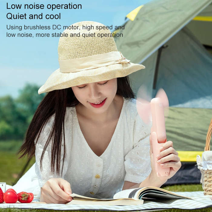 Xiaomi Youpin JISULIFE F8 Multifunctional Mini Fan Handheld Folding Fan(White)