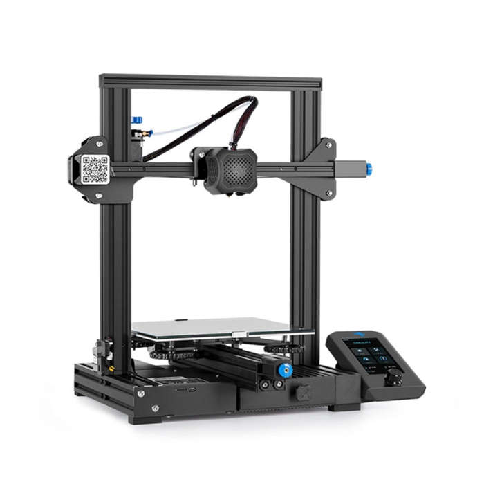 CREALITY Ender-3 V2 Craborundom Glass Platform Ultra-silent DIY 3D Printer, Print Size : 22 x 22 ...