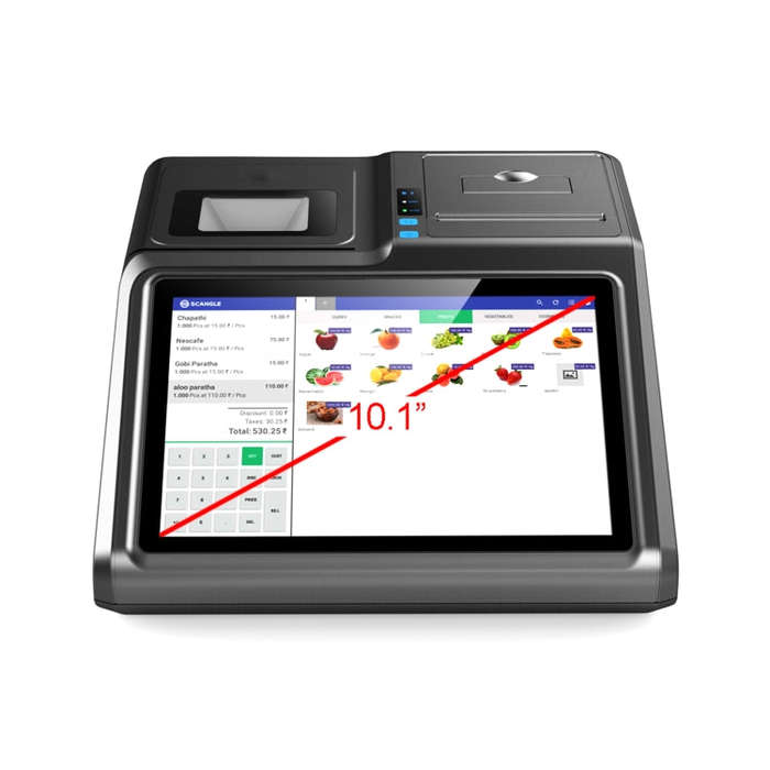 SGT-101W 10.1 inch Capacitive Touch Screen Cash Register, Intel J1900 Quad Core 2.0GHz, 4GB+64GB,...
