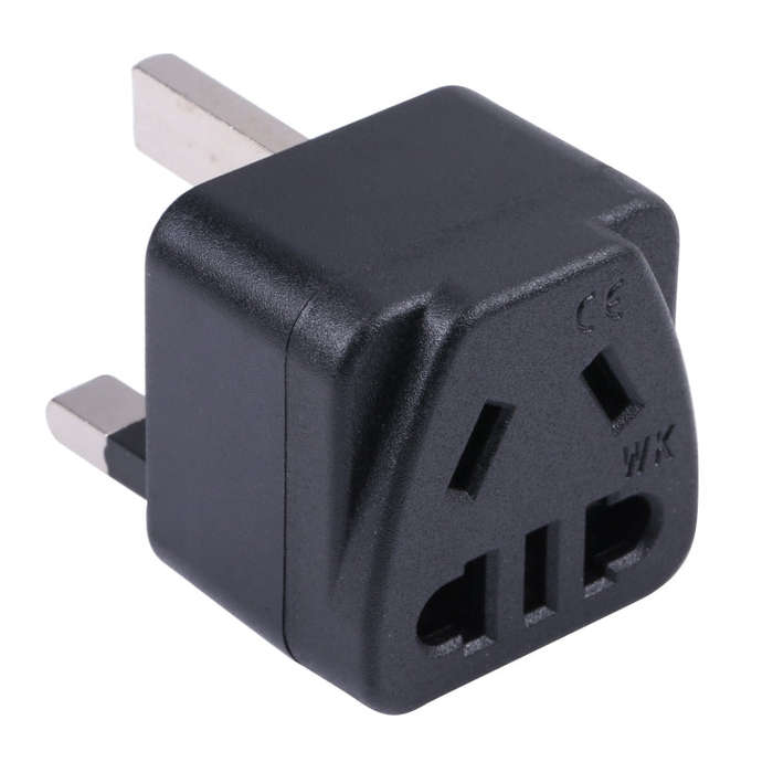 Portable Universal Five-hole WK to UK Plug Socket Power Adapter