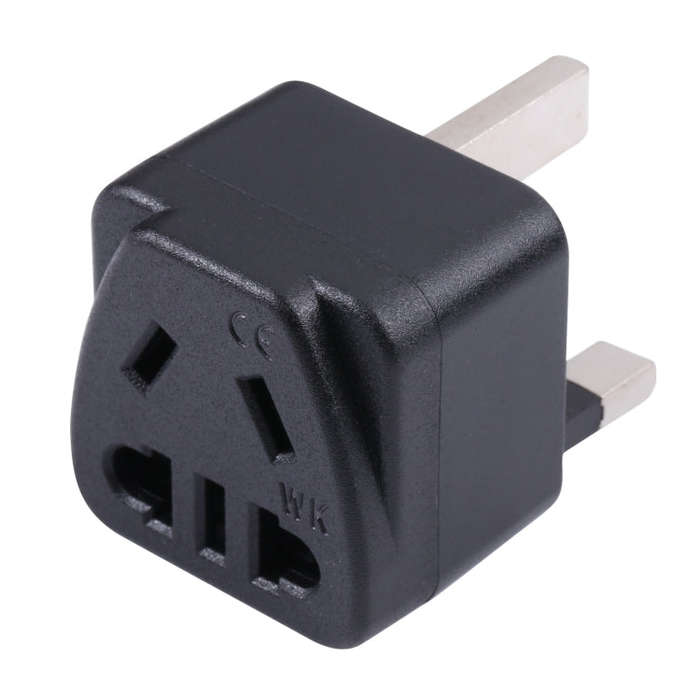 Portable Universal Five-hole WK to UK Plug Socket Power Adapter