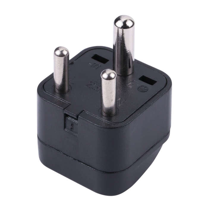 Portable UK to Small South Africa Plug Socket Power Adapter
