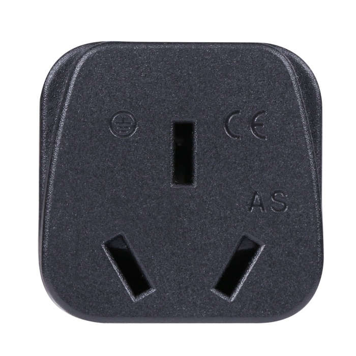 Portable Three-hole AU to EU Plug Socket Power Adapter