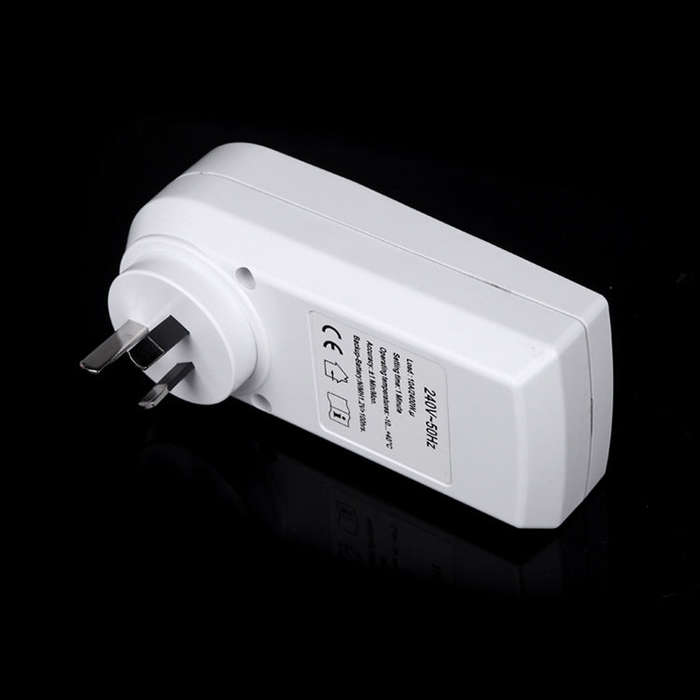 AC 240V Smart Home Plug-in Programmable LCD Display Clock Summer Time Function 12/24 Hours Change...
