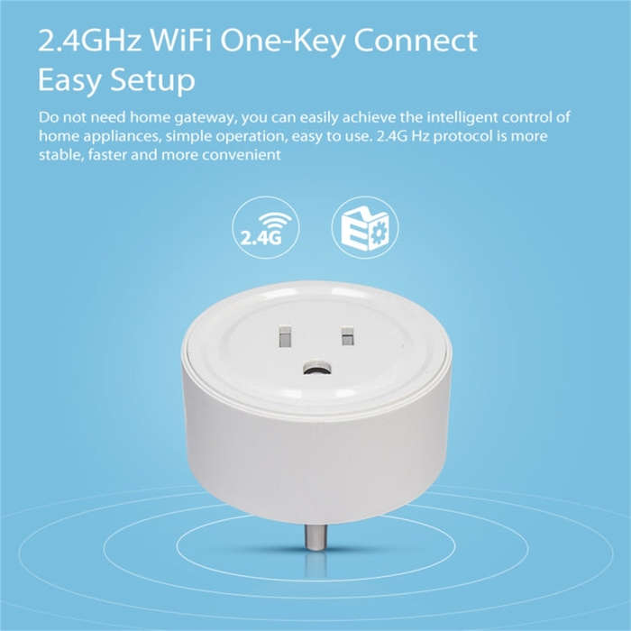 NEO NAS-WR06W WiFi US Smart Power Plug,with Remote Control Appliance Power ON/OFF via App & Timin...