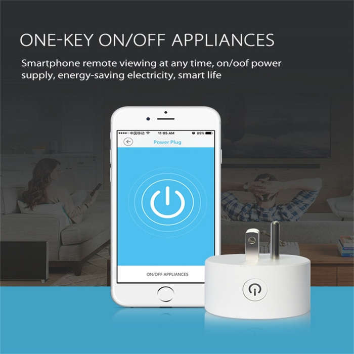 NEO NAS-WR06W WiFi US Smart Power Plug,with Remote Control Appliance Power ON/OFF via App & Timin...