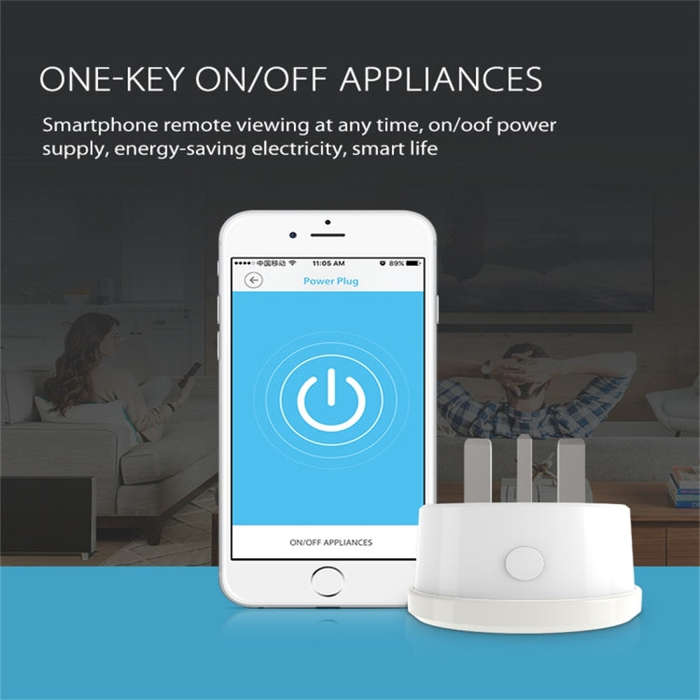 NEO NAS-WR03W WiFi UK Smart Power Plug,with Remote Control Appliance Power ON/OFF via App & Timin...