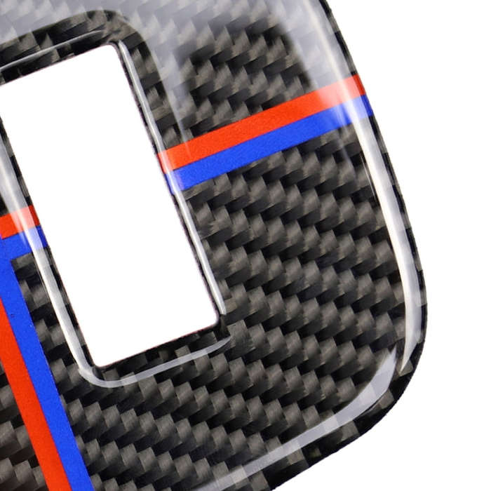 Red Blue Color Car F Chassis Cigarette Lighter Cover Panel Carbon Fiber Decorative Sticker for BM...