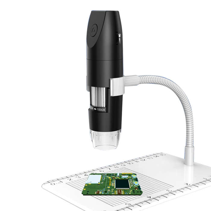 316 50-1000X Adjustable Smart Wifi USB Digital Microscope (Black)