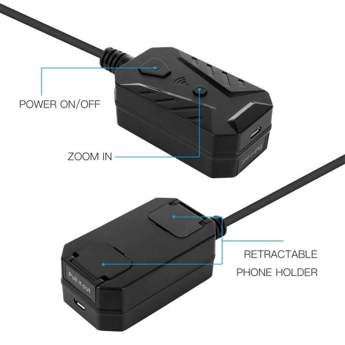 F230 IP68 Waterproof Autofocus WIFI Endoscope Inspection Camera, Length: 5m, Lens Diameter: 14mm