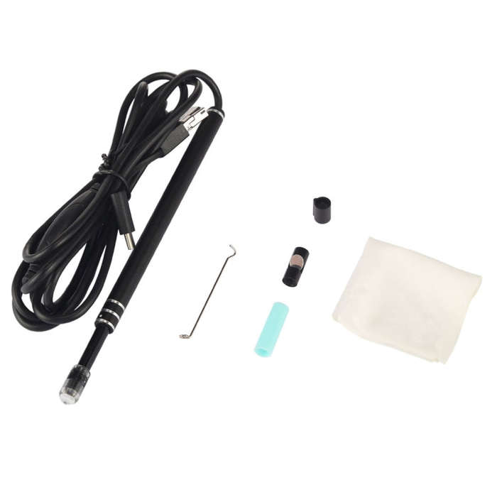 i96 3 in 1 USB Ear Scope Inspection HD 0.3MP Camera Visual Ear Spoon for OTG Android Phones & PC ...