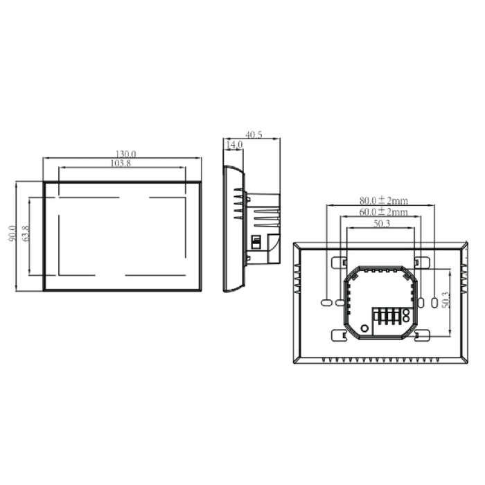 BHT-8000-GALW Control Water Heating Energy-saving and Environmentally-friendly Smart Home Negativ...