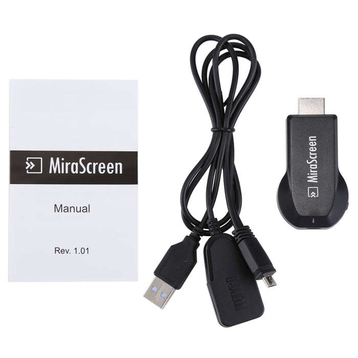 MiraScreen WiFi Display Dongle / Miracast Airplay DLNA Display Receiver Dongle Wireless Mirroring...