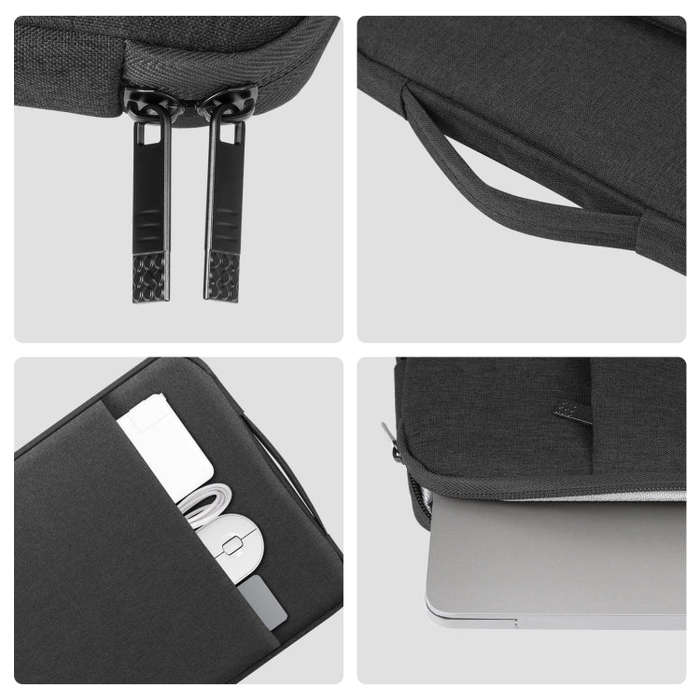 HAWEEL Laptop Sleeve Case Zipper Briefcase Bag with Handle for 15-16.7 inch Laptop (Black)