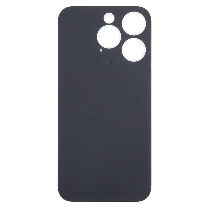 For iPhone 15 Pro Easy Replacement Big Camera Hole Glass Back Battery Cover(White)