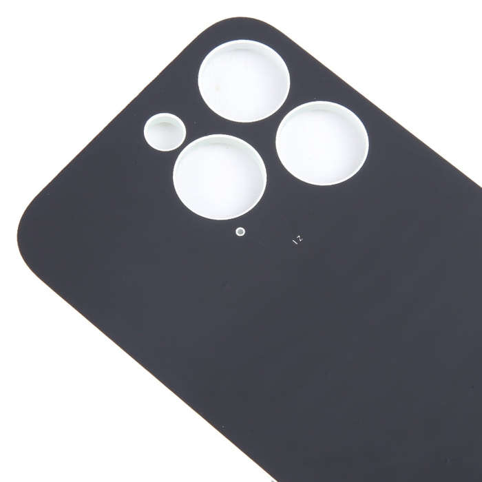 For iPhone 15 Pro Easy Replacement Big Camera Hole Glass Back Battery Cover(White)