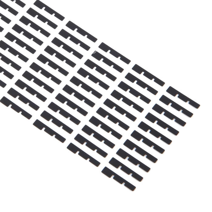 For iPhone 15 Pro 100pcs/set LCD Side Black Adhesive Sticker(03)