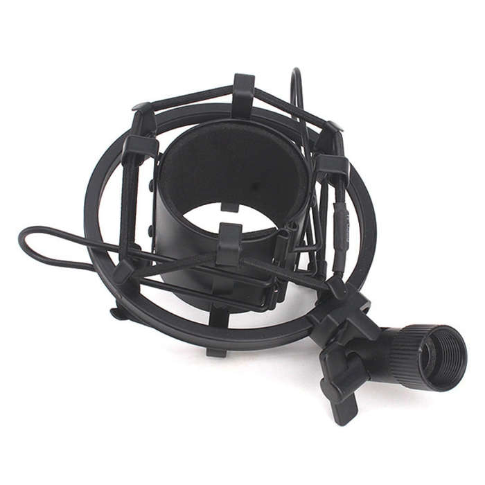 46mm Plastic Microphone Shock Mount Holder Stand, for Studio Recording, Live Broadcast, Live Show...