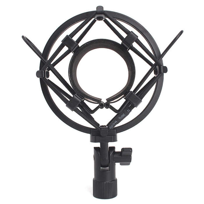 46mm Plastic Microphone Shock Mount Holder Stand, for Studio Recording, Live Broadcast, Live Show...