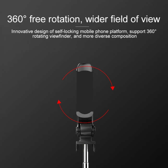 XT-09 Multi-function Live Broadcast Mobile Bluetooth Self-timer Pole Tripod (Mint Green)
