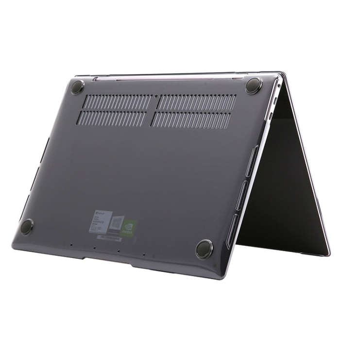For Huawei MateBook X Pro 2022 Shockproof Crystal Laptop Protective Case (Black)