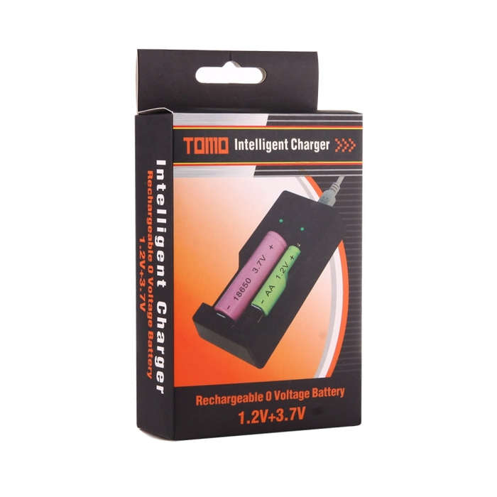 TOMO V6-2 USB Smart Battery Charger with  Indicator Light for 18650 / 18500 / 17650 / 16340 / 145...