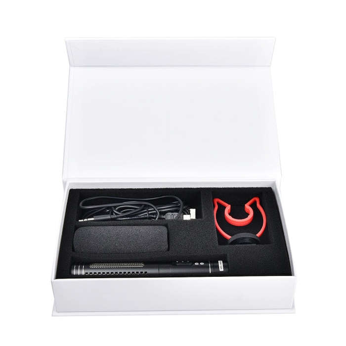 YELANGU MIC015 Professional Interview Condenser Video Shotgun Microphone with 3.5mm Audio Cable f...