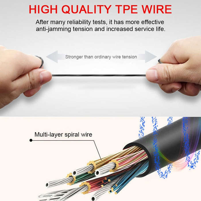 YICHUANG YC-LM10 USB-C / Type-C Intelligent Noise Reduction Condenser Lavalier Microphone, Cable ...