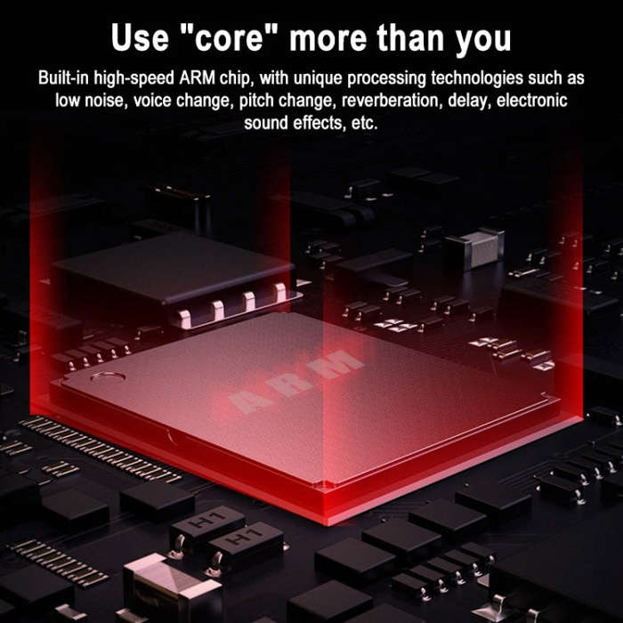 TEYUN NA8 8-channel Small Mixing Console Mobile Phone Sound Card Live Broadcast Computer Recordin...