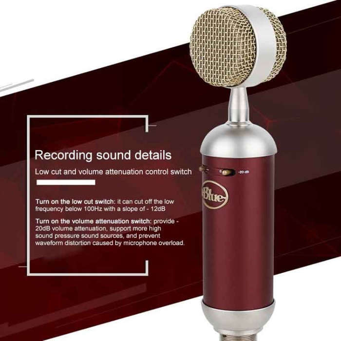 Logitech Blue Spark SL Network K Song Anchor Equipment Condenser Recording Microphone