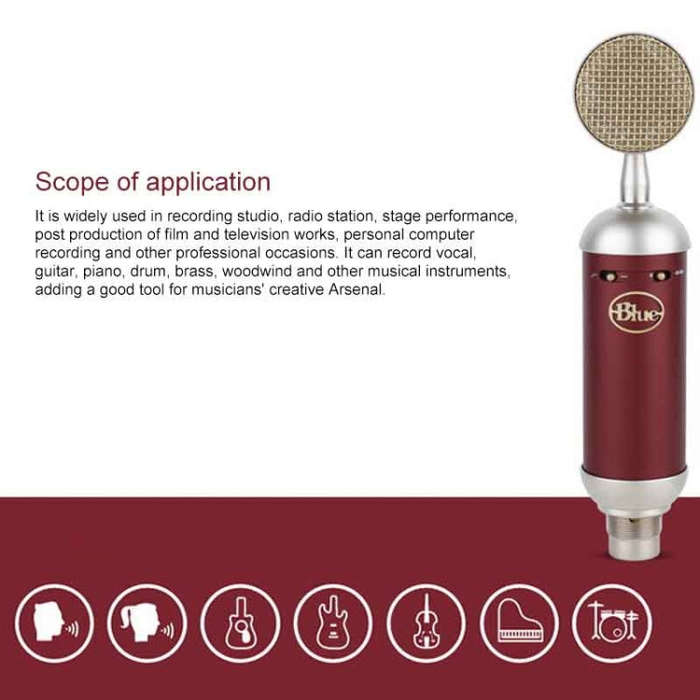 Logitech Blue Spark SL Network K Song Anchor Equipment Condenser Recording Microphone