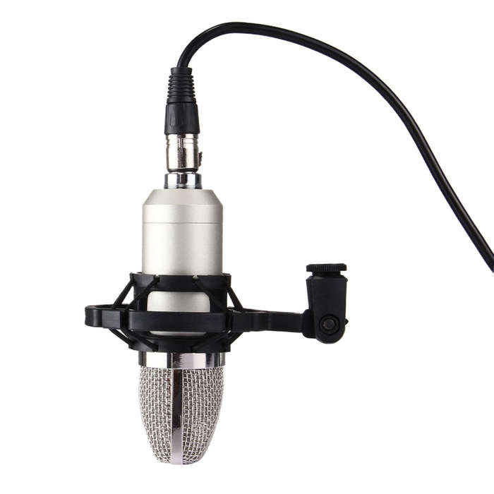 FIFINE F-700 Professional Condenser Sound Recording Microphone with Shock Mount for Studio Radio ...