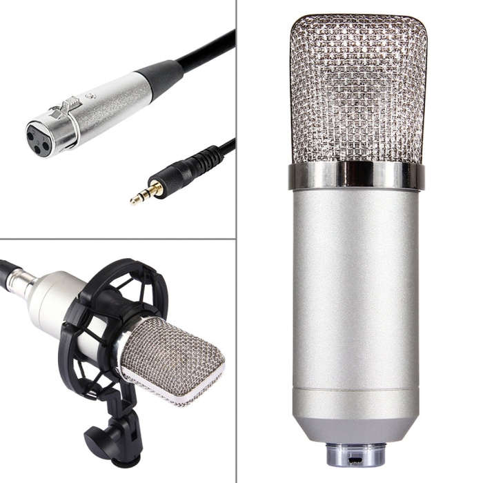 FIFINE F-700 Professional Condenser Sound Recording Microphone with Shock Mount for Studio Radio ...