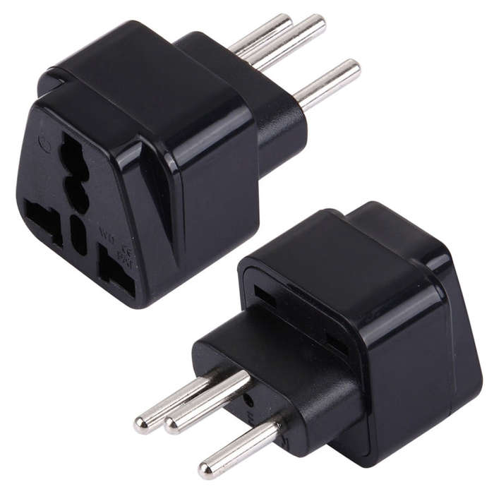 WD-11A Portable Universal Plug to Switzerland (Grounded Type-J) Plug Adapter Power Socket Travel ...