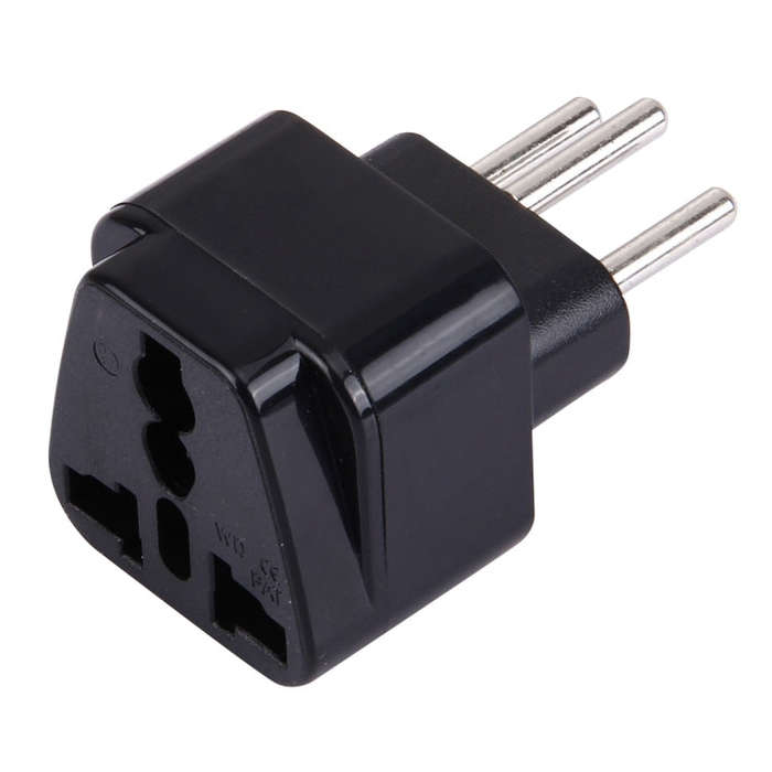 WD-11A Portable Universal Plug to Switzerland (Grounded Type-J) Plug Adapter Power Socket Travel ...