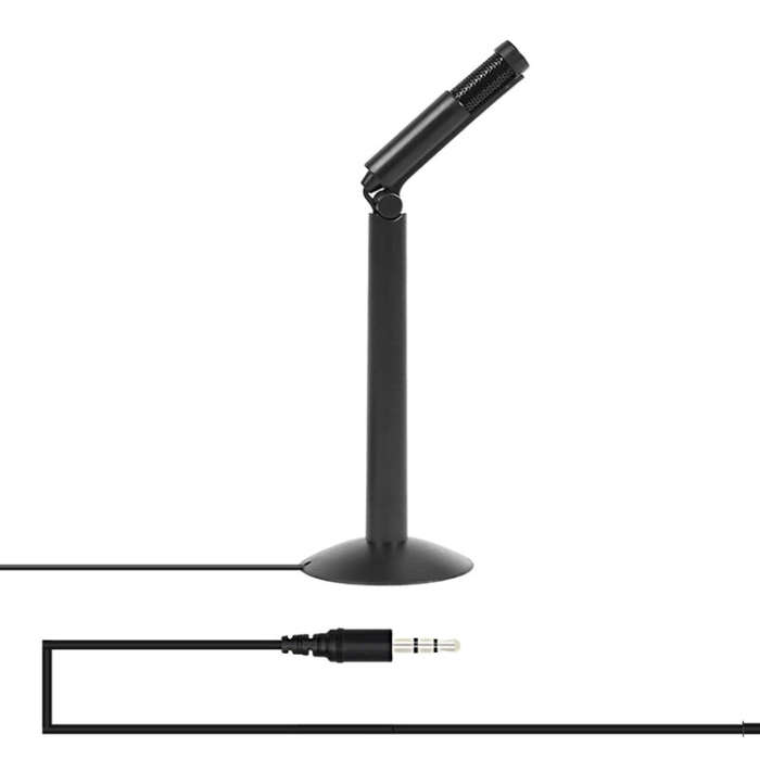 Yanmai SF-950 120 Degree Rotation Head 3.5mm Jack Studio Stereo Recording Microphone, Cable Lengt...