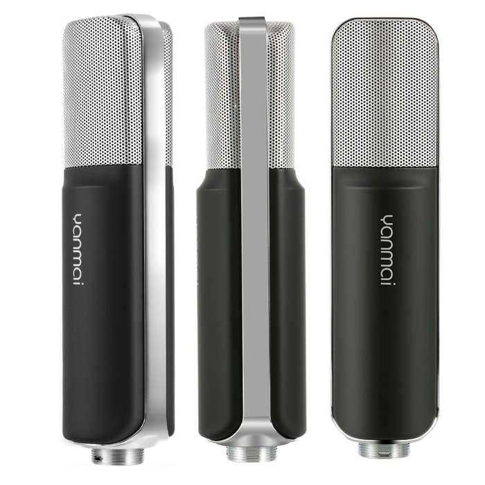 Yanmai Q8 Professional Game Condenser Sound Recording Microphone with Holder, Compatible with PC ...