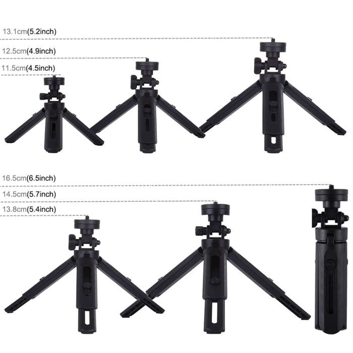 PULUZ 6.2 inch 16cm USB 3 Modes Dimmable LED Ring Vlogging Photography Video Lights + Pocket Trip...