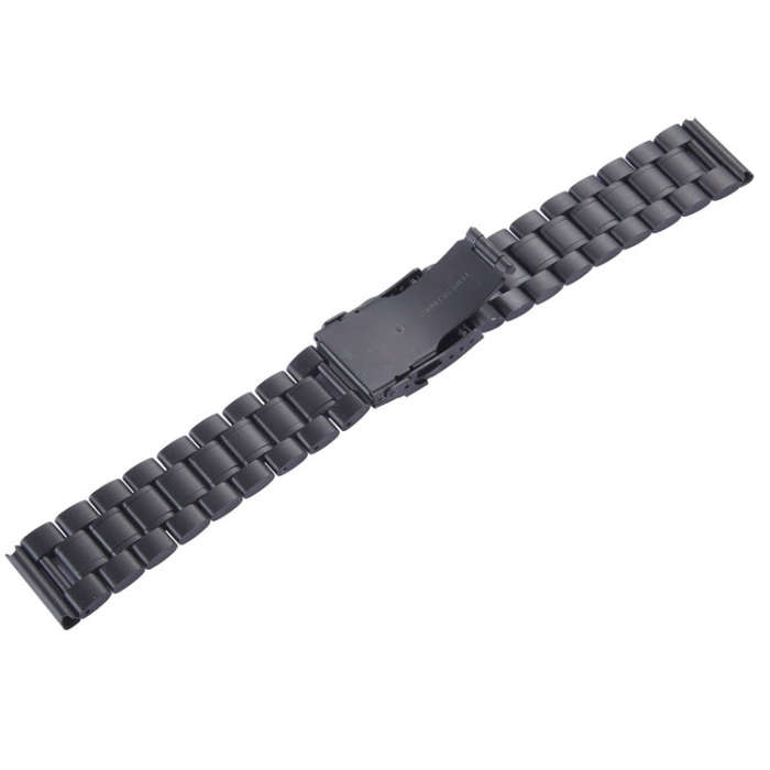 For Apple Watch 42mm Black Steel Watch Band, Only Used in Conjunction with Connectors (S-AW-0062)...
