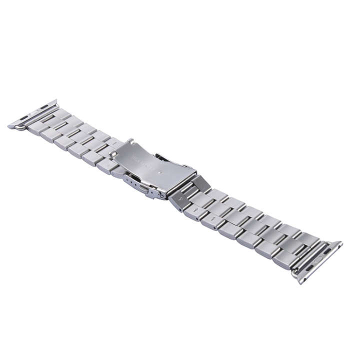 For Apple Watch 42mm Stainless Steel Classic Buckle Watch Band