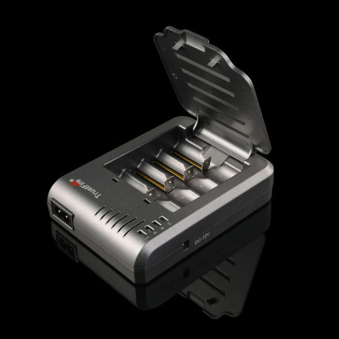 TR-003P4 TrustFire 1x4 Universal Cylindrical Li-ion Battery Charger for 10430/ 10440/ 14500/ 1634...