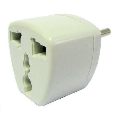 Plug Adapter, Travel Power Adaptor with Europe Socket Plug(White)