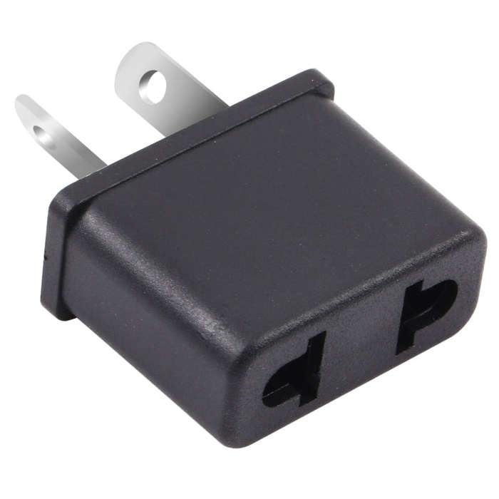 US / EU Plug to AU Plug AC Wall Universal Travel Power Socket Plug Adaptor(Black)