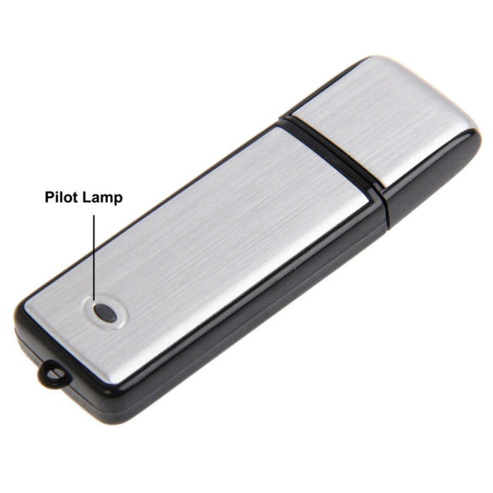 USB Voice Recorder + 4GB USB Flash Disk(Black)