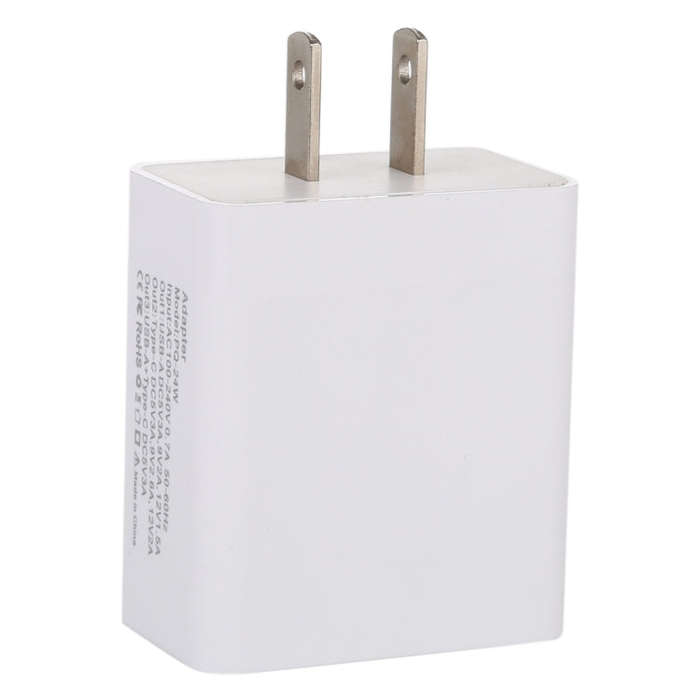 24W PD + QC3.0 Fast Charger Power Adapter Plug Adapter US Plug