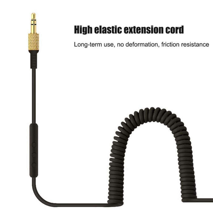 Wire-controlled Call Version 3.5mm Male to Male Earphone Cable for Marshall Earphones, Cable Leng...