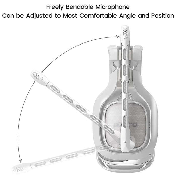 ZS0186 Microphone Head for Logitech ASTRO A40 Noise Cancelling Microphone(White)
